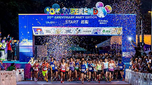 香港迪士尼樂園10K Weekend 2025｜20周年派對版創21,000人新高